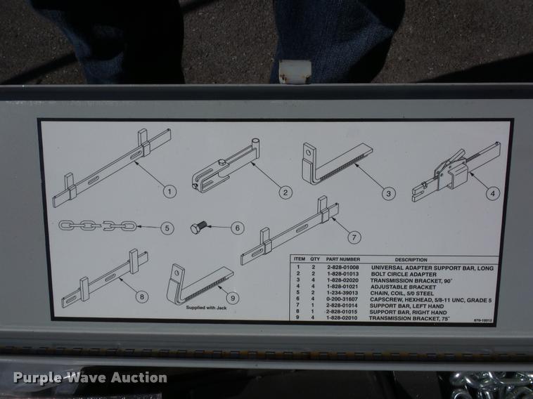 image for item AX9166 Pneumatic bumper jack