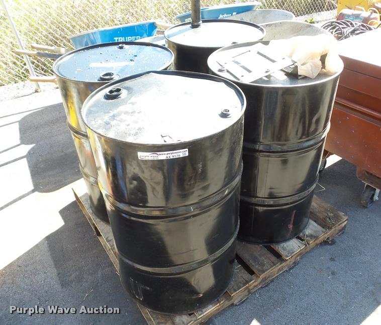 image for item AX9170 (4) 55 gallon drums