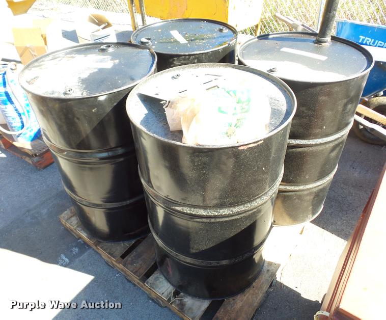 image for item AX9170 (4) 55 gallon drums