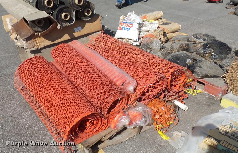 image for item AX9182 Silt fence materials