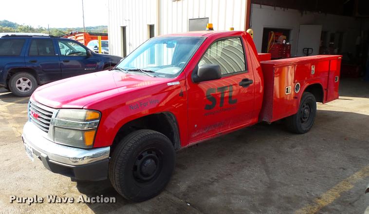 image for item BS9754 2008 GMC Canyon utility truck