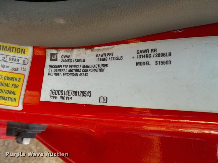 image for item BS9754 2008 GMC Canyon utility truck