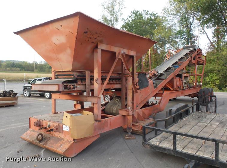 image for item L3523 1991 Peerless 30-76-HPP twin shaft pug mill