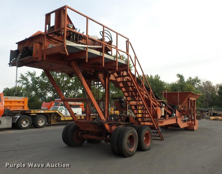 image for item L3523 1991 Peerless 30-76-HPP twin shaft pug mill