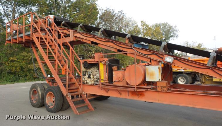 image for item L3523 1991 Peerless 30-76-HPP twin shaft pug mill