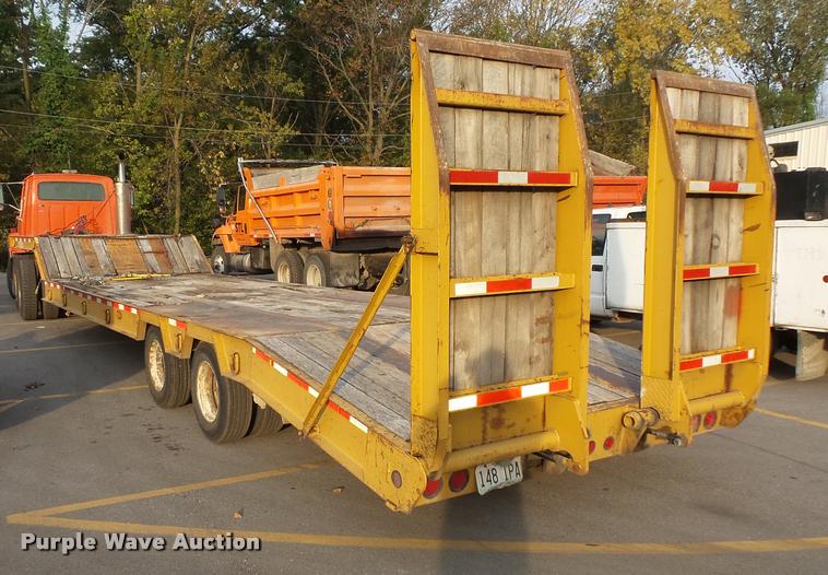 image for item L3532 1996 Trail Boss lowboy equipment trailer