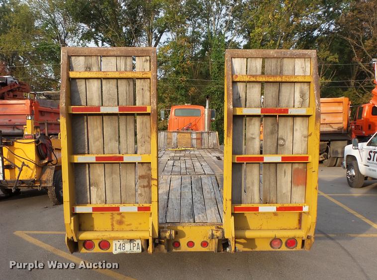 image for item L3532 1996 Trail Boss lowboy equipment trailer