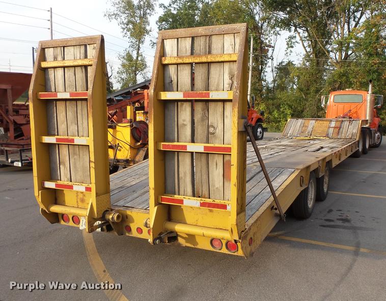 image for item L3532 1996 Trail Boss lowboy equipment trailer