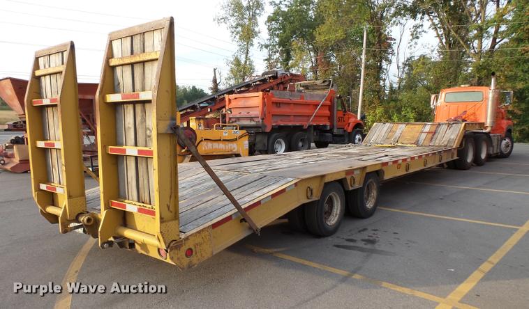 image for item L3532 1996 Trail Boss lowboy equipment trailer