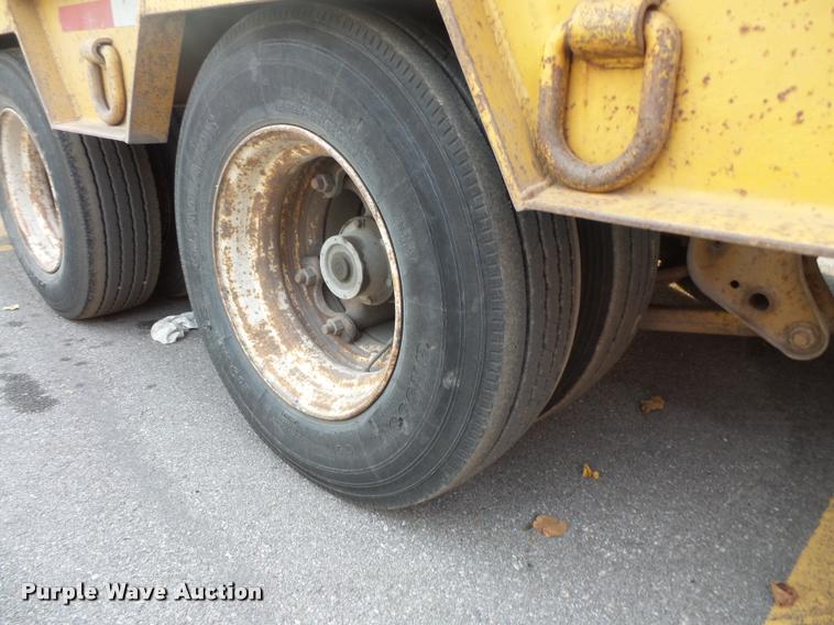 image for item L3532 1996 Trail Boss lowboy equipment trailer