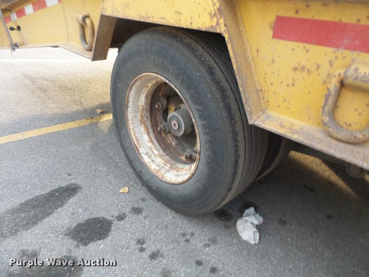 image for item L3532 1996 Trail Boss lowboy equipment trailer