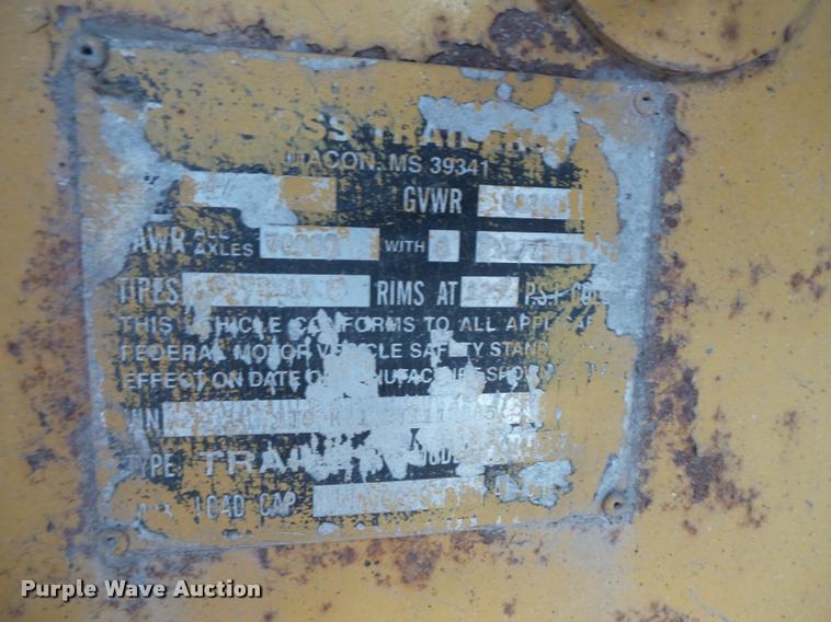image for item L3532 1996 Trail Boss lowboy equipment trailer