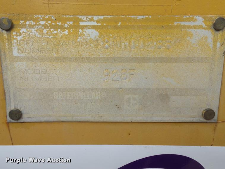 image for item L3534 1994 Caterpillar 928F wheel loader