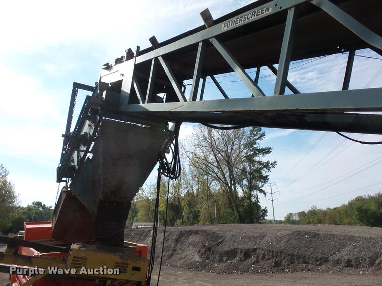 image for item L4340 Power Screen rock screen with hydraulic conveyor