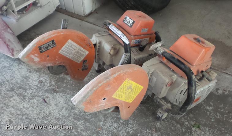 image for item AX9076 (2) Stihl TS760 concrete saws