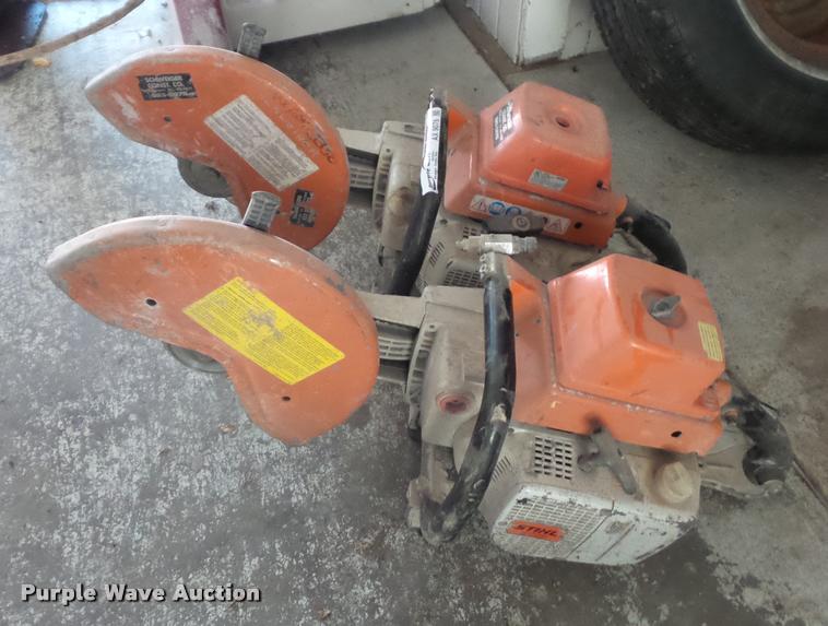 image for item AX9076 (2) Stihl TS760 concrete saws