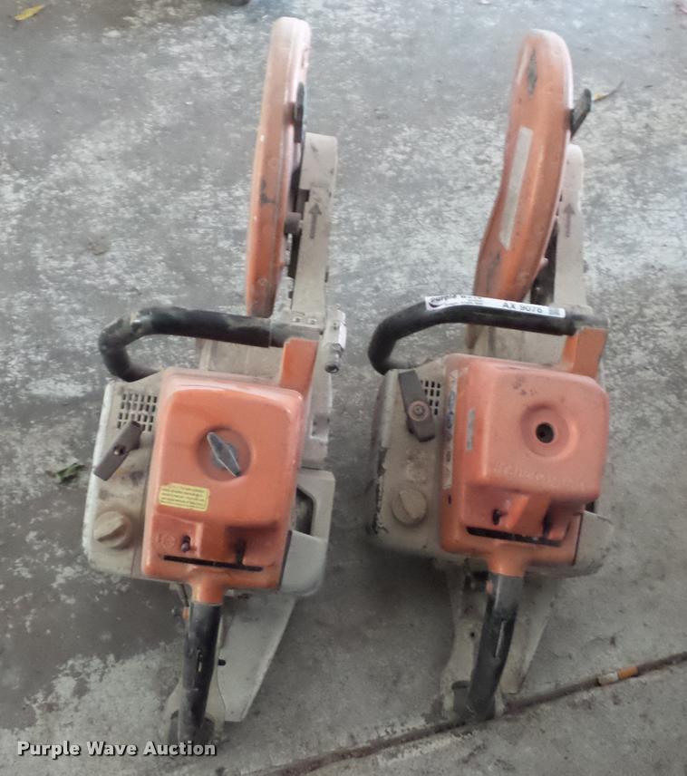 image for item AX9076 (2) Stihl TS760 concrete saws