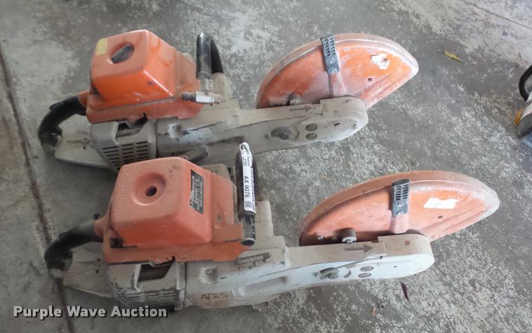 image for item AX9076 (2) Stihl TS760 concrete saws