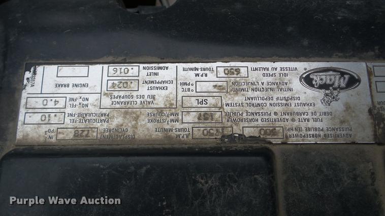 image for item DA2921 1999 Mack DM690S dump truck