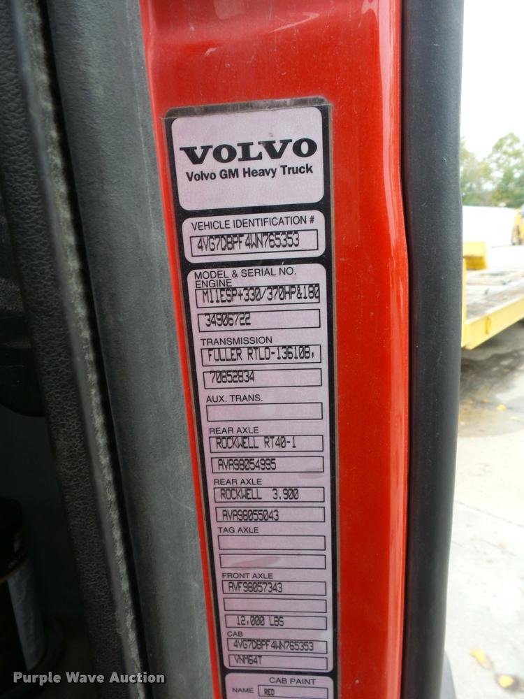 image for item DA2923 1998 Volvo VN semi truck