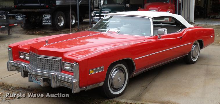 image for item L4382 1975 Cadillac Eldorado convertible