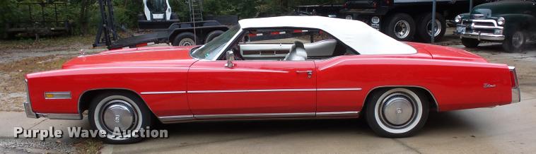 image for item L4382 1975 Cadillac Eldorado convertible