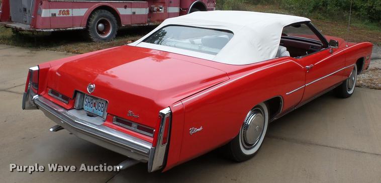 image for item L4382 1975 Cadillac Eldorado convertible