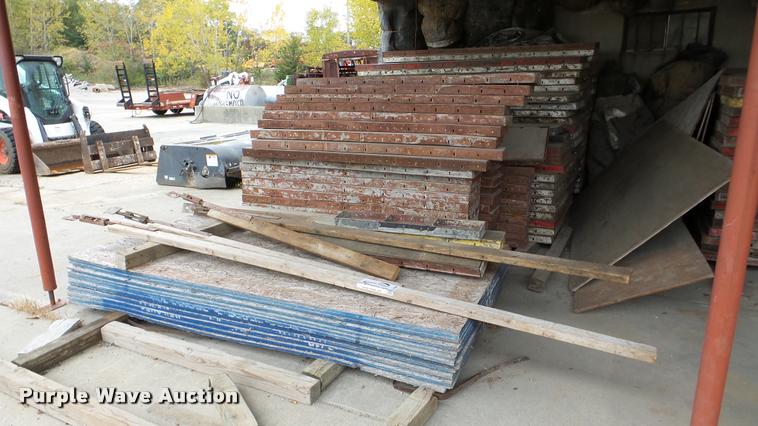 image for item L4398 Simon concrete forms and plywood