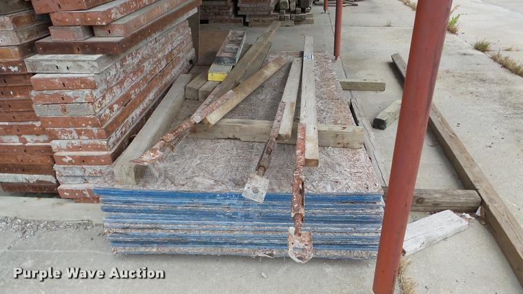 image for item L4398 Simon concrete forms and plywood
