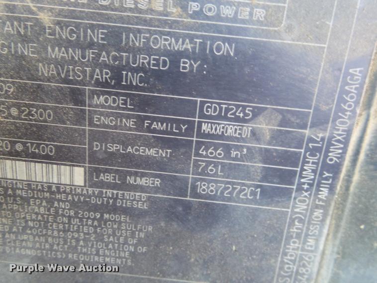 image for item BJ9311 2010 International DuraStar 4300 box truck