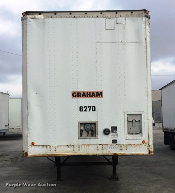 image for item F1428 1985 Brae dry van trailer