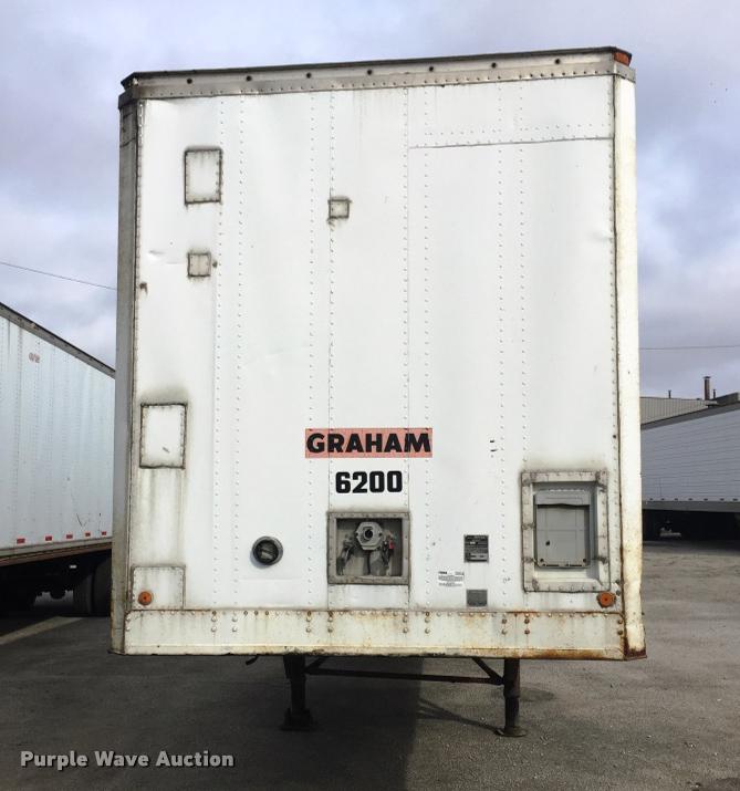 image for item F1429 1985 Brae dry van trailer