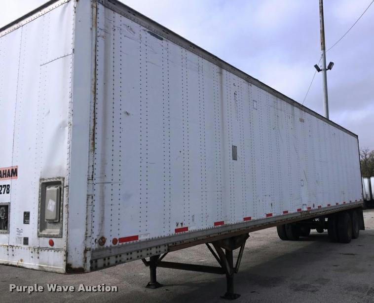 image for item F1430 1985 Brae dry van trailer