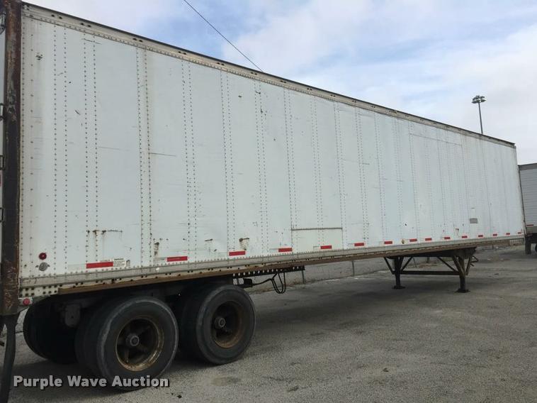 image for item F1430 1985 Brae dry van trailer