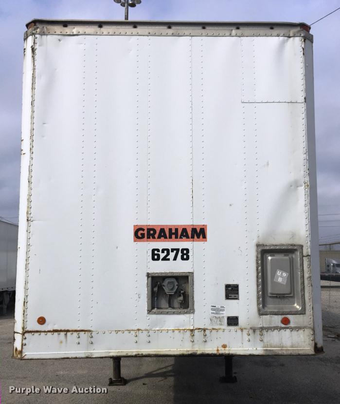 image for item F1430 1985 Brae dry van trailer