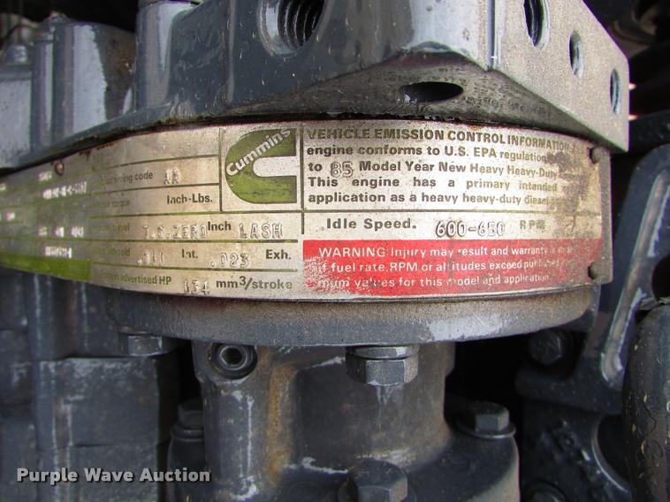image for item J1622 Cummins NHC-250 six cylinder diesel engine