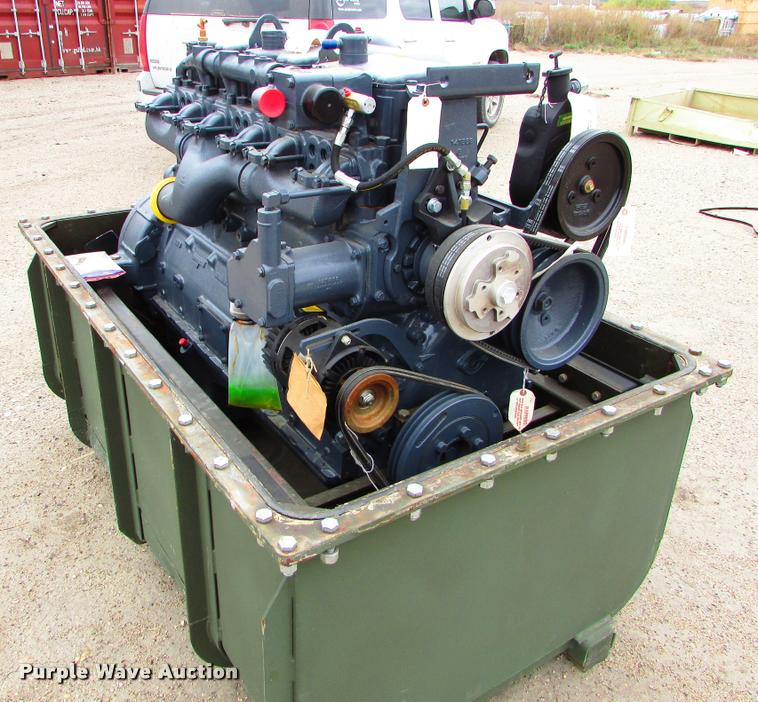 image for item J1623 Cummins NHC-250 six cylinder diesel engine