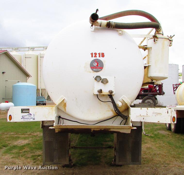 image for item J1627 2012 Dragon 130B vacuum tank trailer