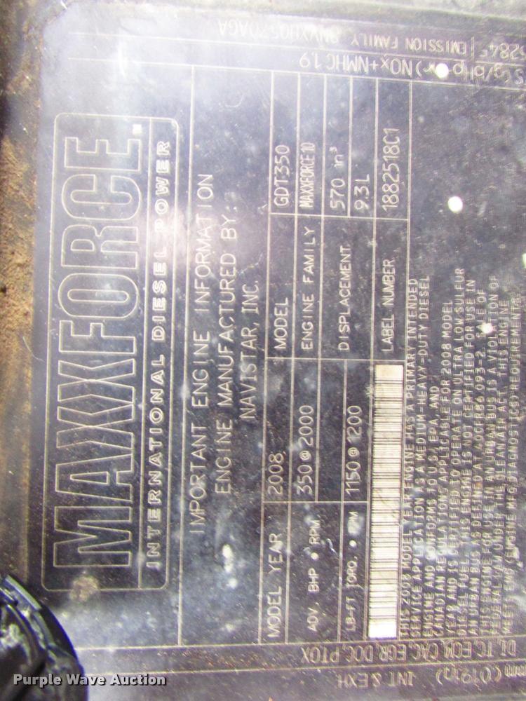 image for item J1630 2009 International 7500 box truck