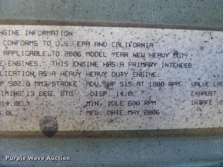 image for item K1073 2007 Freightliner Columbia semi truck