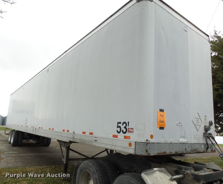 image for item K5625 2003 Lufkin TFV-CLST dry van trailer