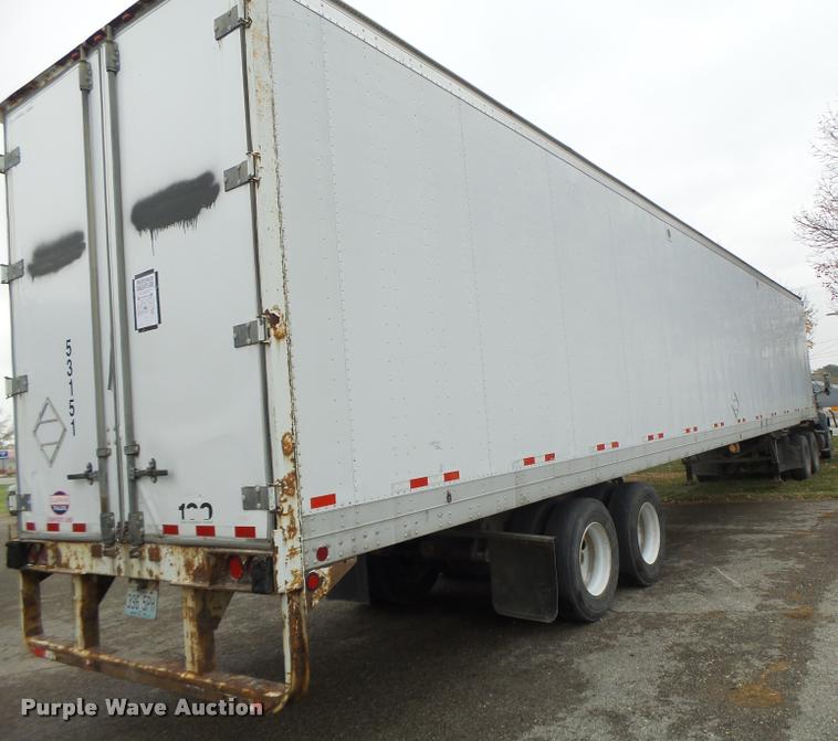 image for item K5625 2003 Lufkin TFV-CLST dry van trailer