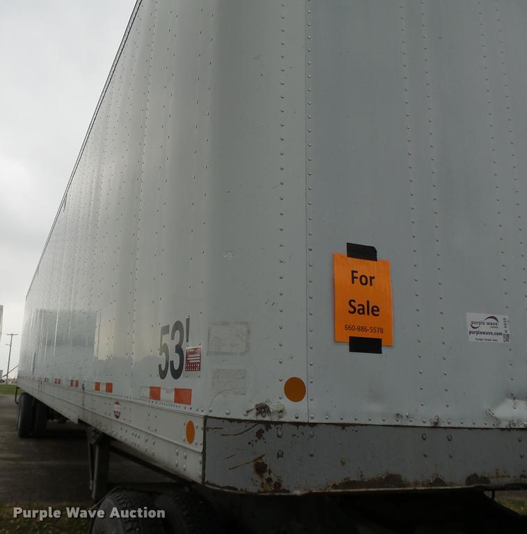 image for item K5625 2003 Lufkin TFV-CLST dry van trailer