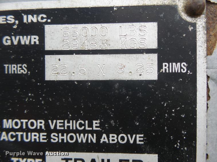 image for item K5625 2003 Lufkin TFV-CLST dry van trailer