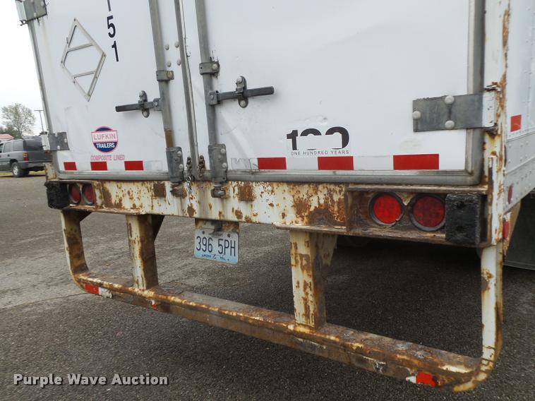 image for item K5625 2003 Lufkin TFV-CLST dry van trailer