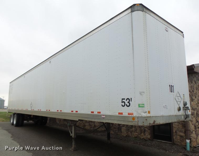 image for item K5626 2003 Lufkin TFV-CLST dry van trailer