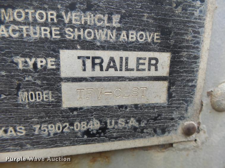 image for item K5626 2003 Lufkin TFV-CLST dry van trailer