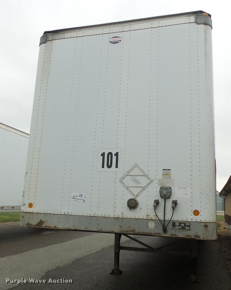 image for item K5626 2003 Lufkin TFV-CLST dry van trailer