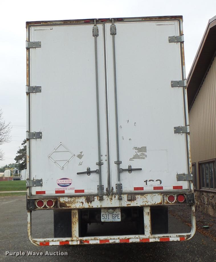 image for item K5627 2003 Lufkin TFV-CLST dry van trailer