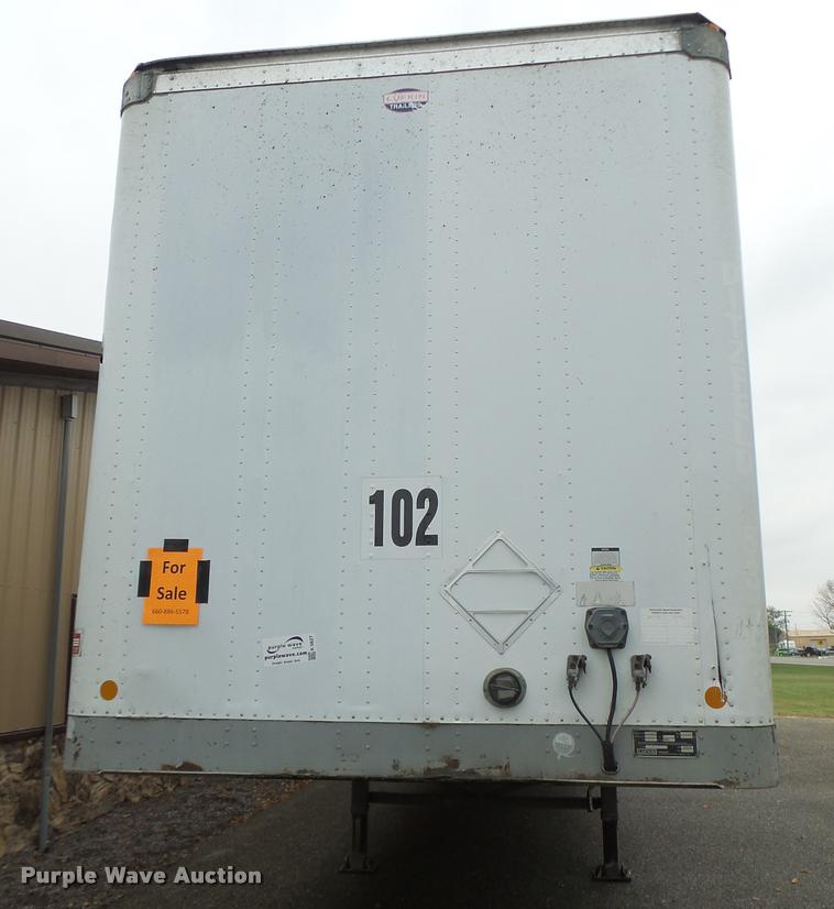 image for item K5627 2003 Lufkin TFV-CLST dry van trailer